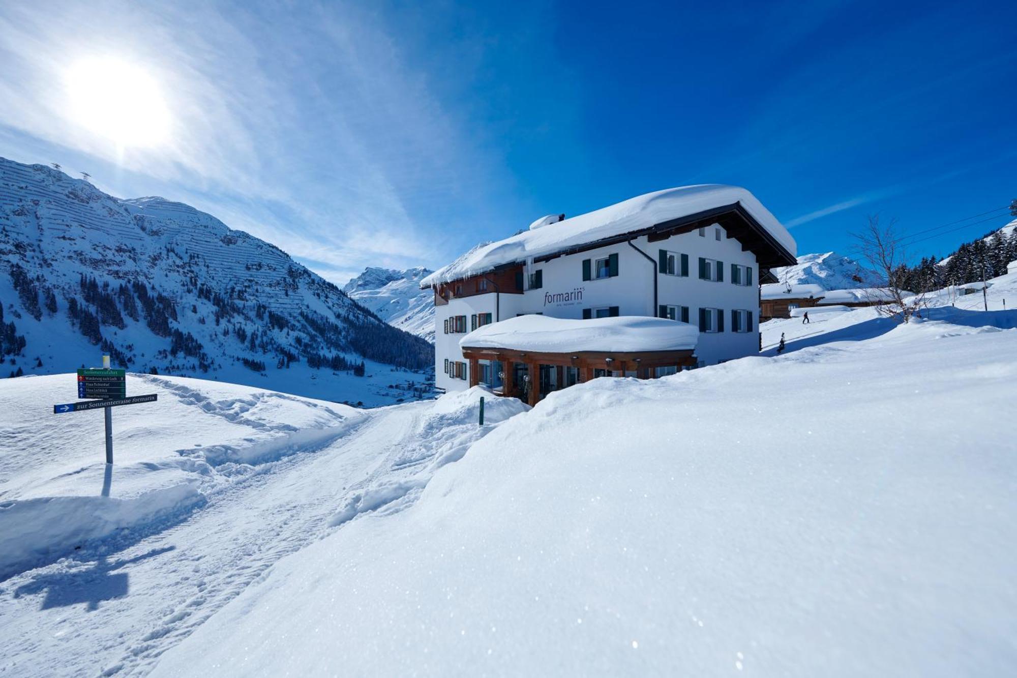 Hotel Restaurant Formarin Oberlech Exteriér fotografie